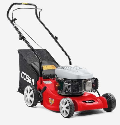 Cobra M41C 40cm 4 Wheeled Lawnmower by a Cobra engine