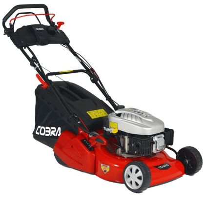 Cobra RM40SPCE 40cm rear roller Lawnmower powered by a Cobra DG450 OHV engine