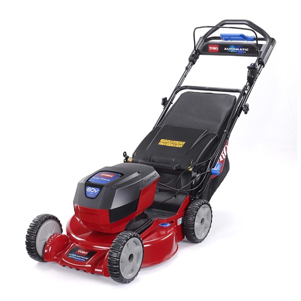 Toro Super Recycler (Code 21848) 4 wheeled  power driven 48cm professional 60v battery mower (6.0Ah battery and standard charger included)