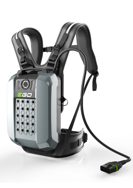 EGO BAX1501  Professional-X  backpack 28Ah battery, harness and CHX5500E charger