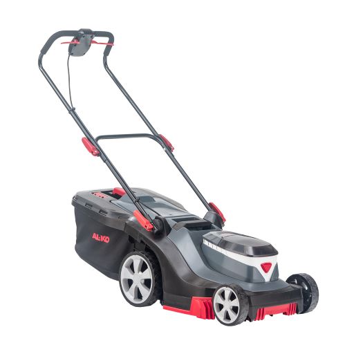 AL-KO comfort 4 wheeled 38cm push with roller 18v Bosch Lithium battery mower (kit) includes standard charger and 2x4Ah Bosch batteries AK113847