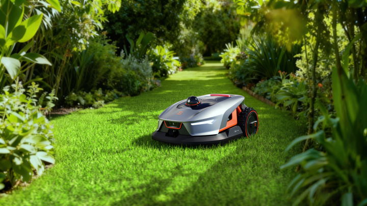 sunseeker X4 LiDAR robotic mower, recommended mowing area 1200 m²